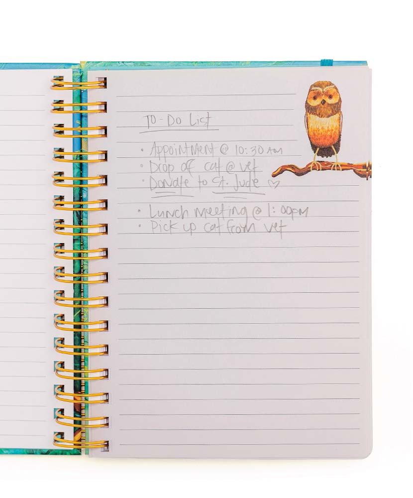 Primary image Forest Owl Patient Art Journal - Victoria
